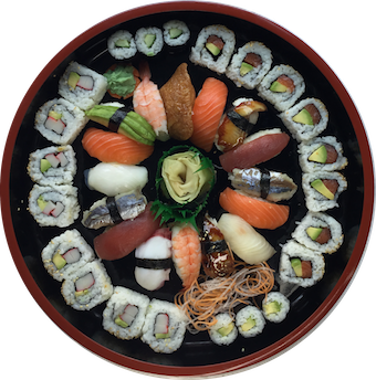 Große Sushi-Auswahl
